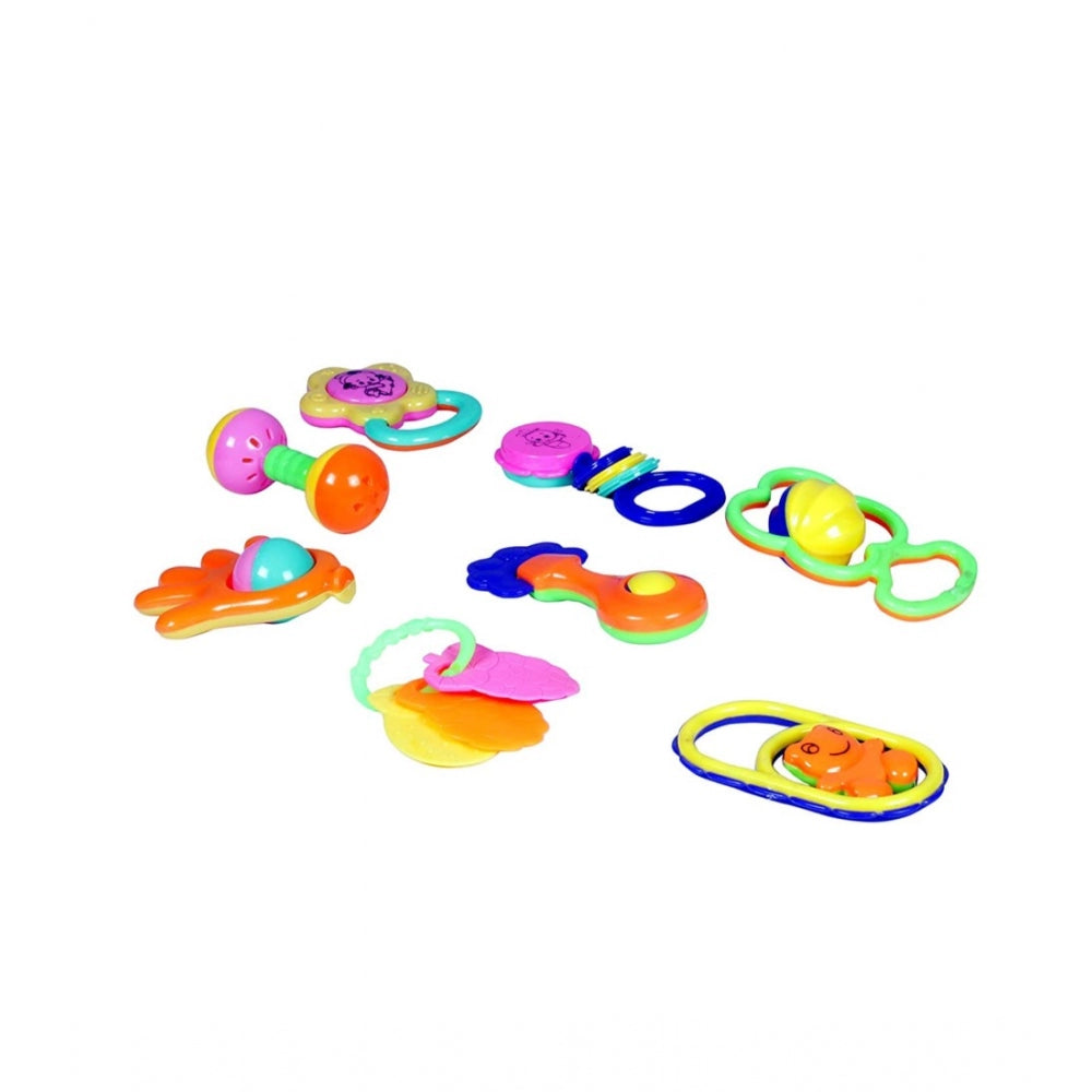 Amfyn Plastic Non Toxic Rattle Set For Babies (Multicolor)