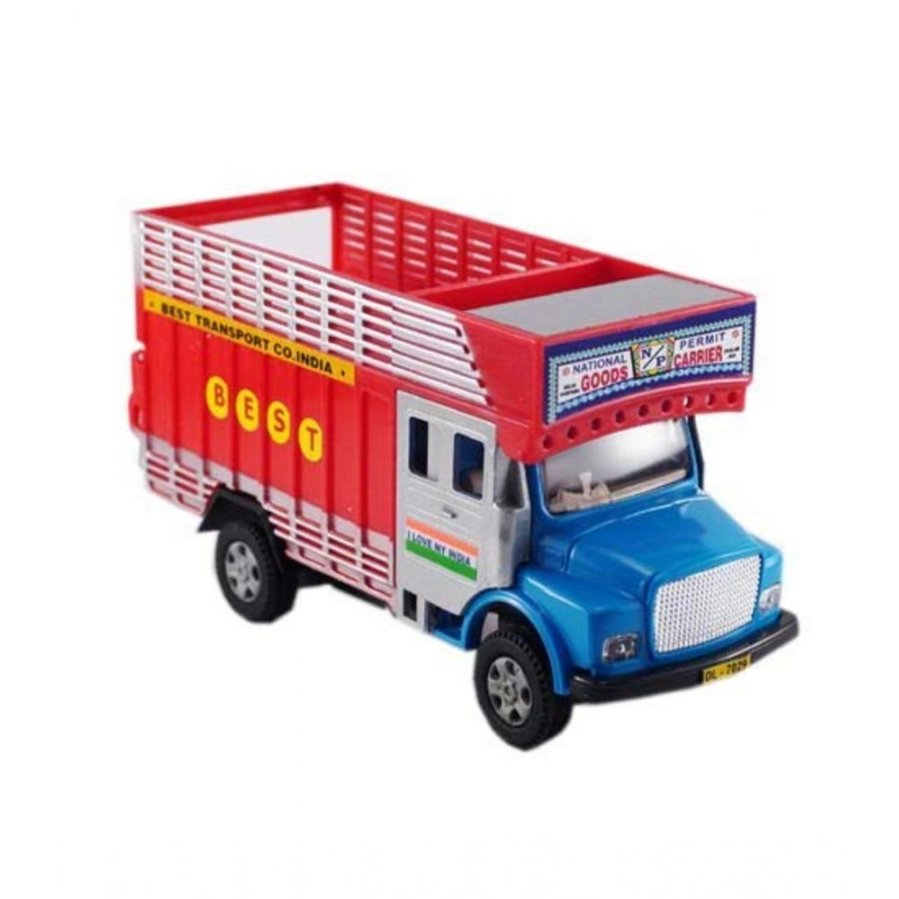 Amfyn Plastic Public Truck Toys (Red &amp; Blue)