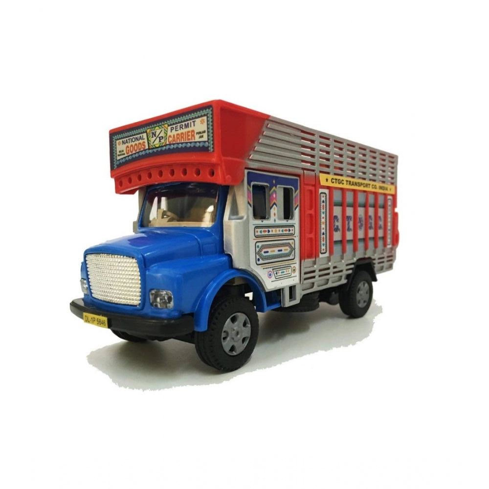 Amfyn Plastic Public Truck Toys (Red &amp; Blue)