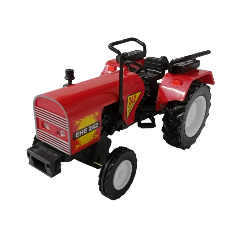 Amfyn Plastic Farmer Tractor Pull Back Action Mini Vehicle (Assorted)