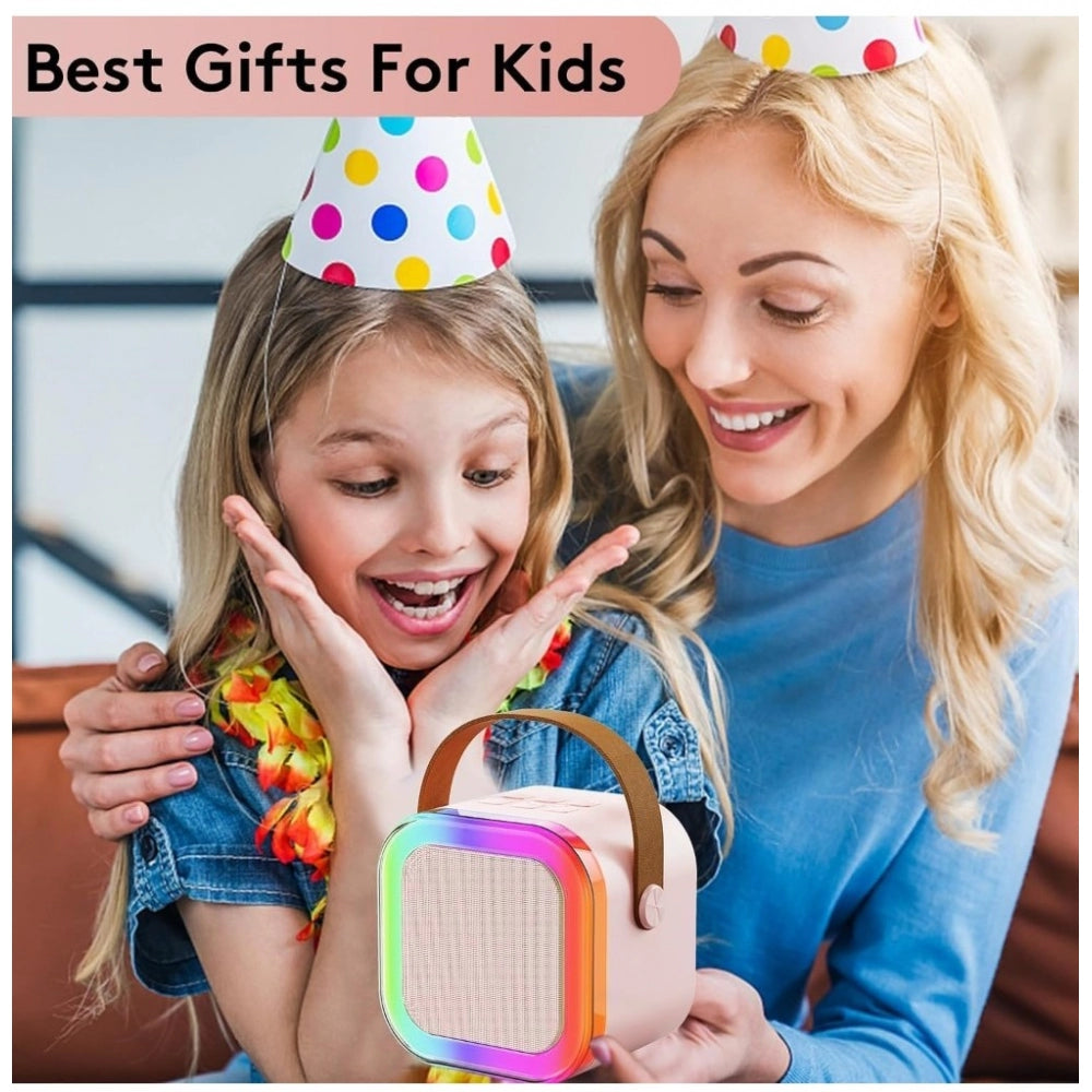 Amfyn Plastic Speaker With 1 Wireless Microphones  (Multicolor)