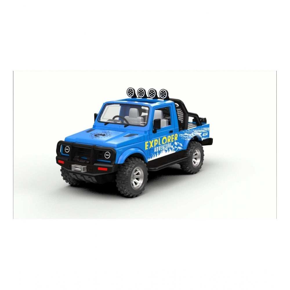 Amfyn Plastic Maruti Gypsy Sports Die Cast Model Open Ranger Jeep (Assorted)