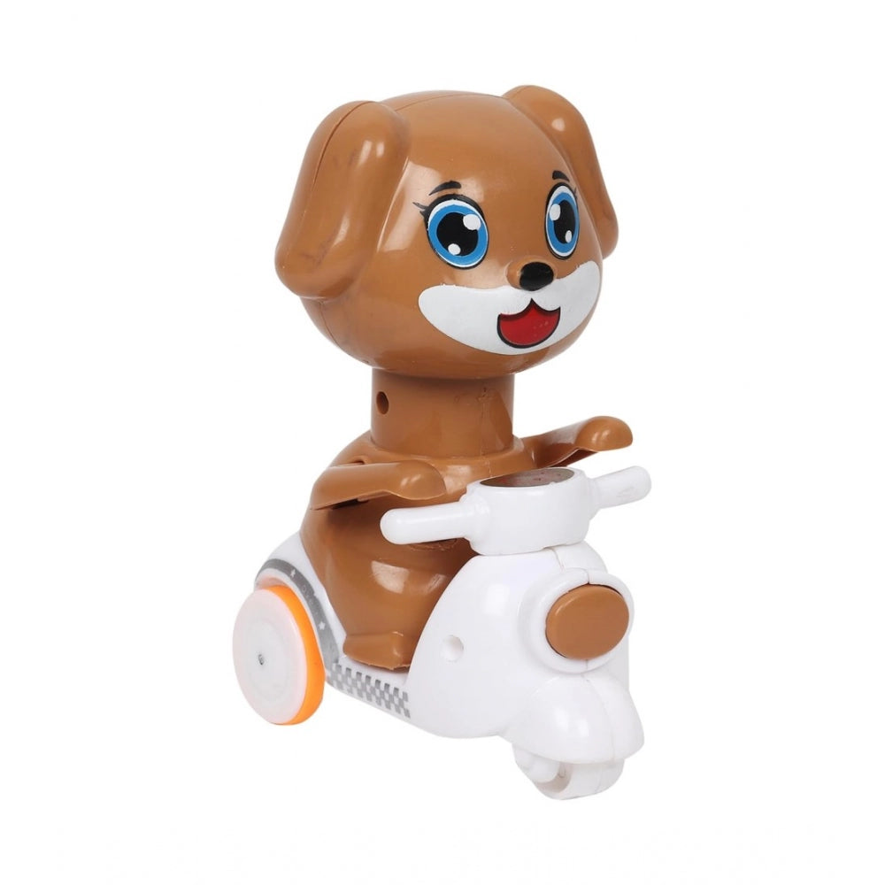 Amfyn Plastic Kitty Push And Go Friction Toy For Kids (Assorted)