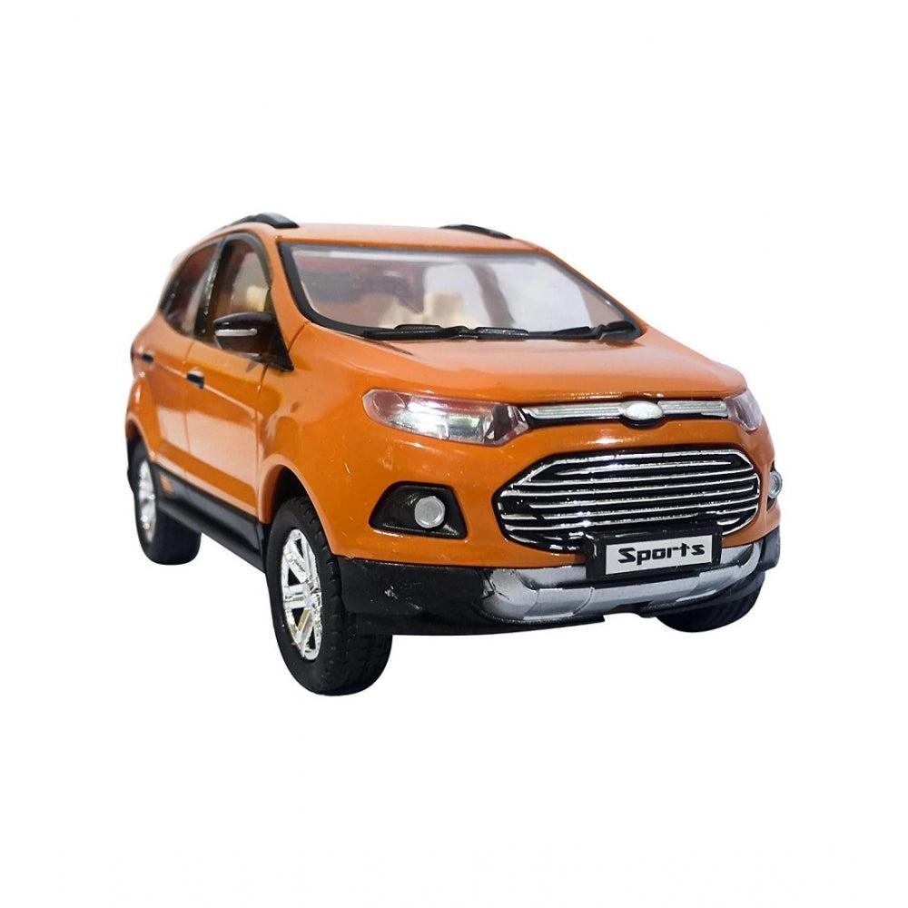 Amfyn Plastic Pull Back Action Spotz Echo Suv Model Car (Orange)