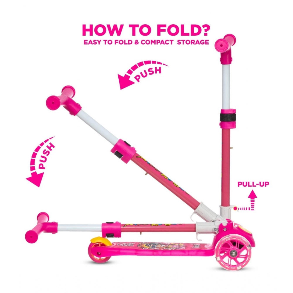 Amfyn Plastic Height Adjustable Foldable Scooter (Assorted)