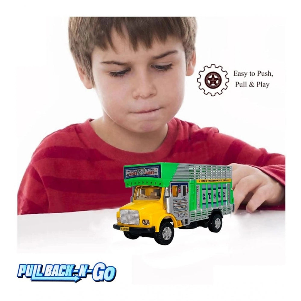 Amfyn Plastic Public Resque Truck (Green &amp; Yellow)