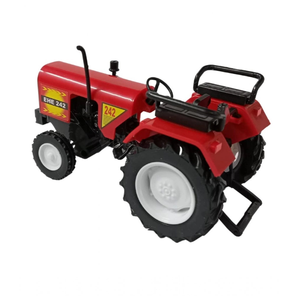 Amfyn Plastic Farmer Tractor Pull Back Action Mini Vehicle (Assorted)
