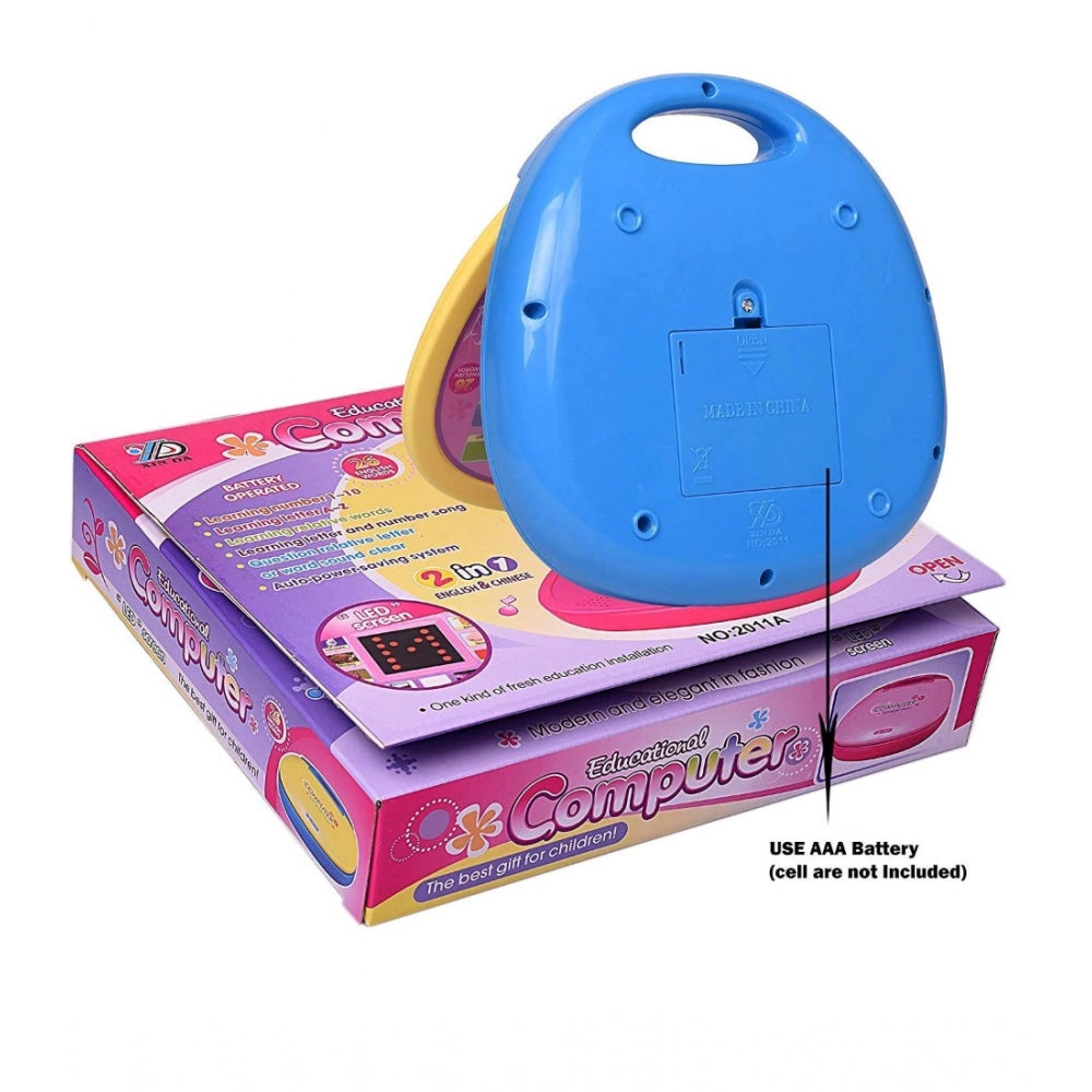 Amfyn Plastic Educational Computer Learning Numbers Alphabets (Assorted)