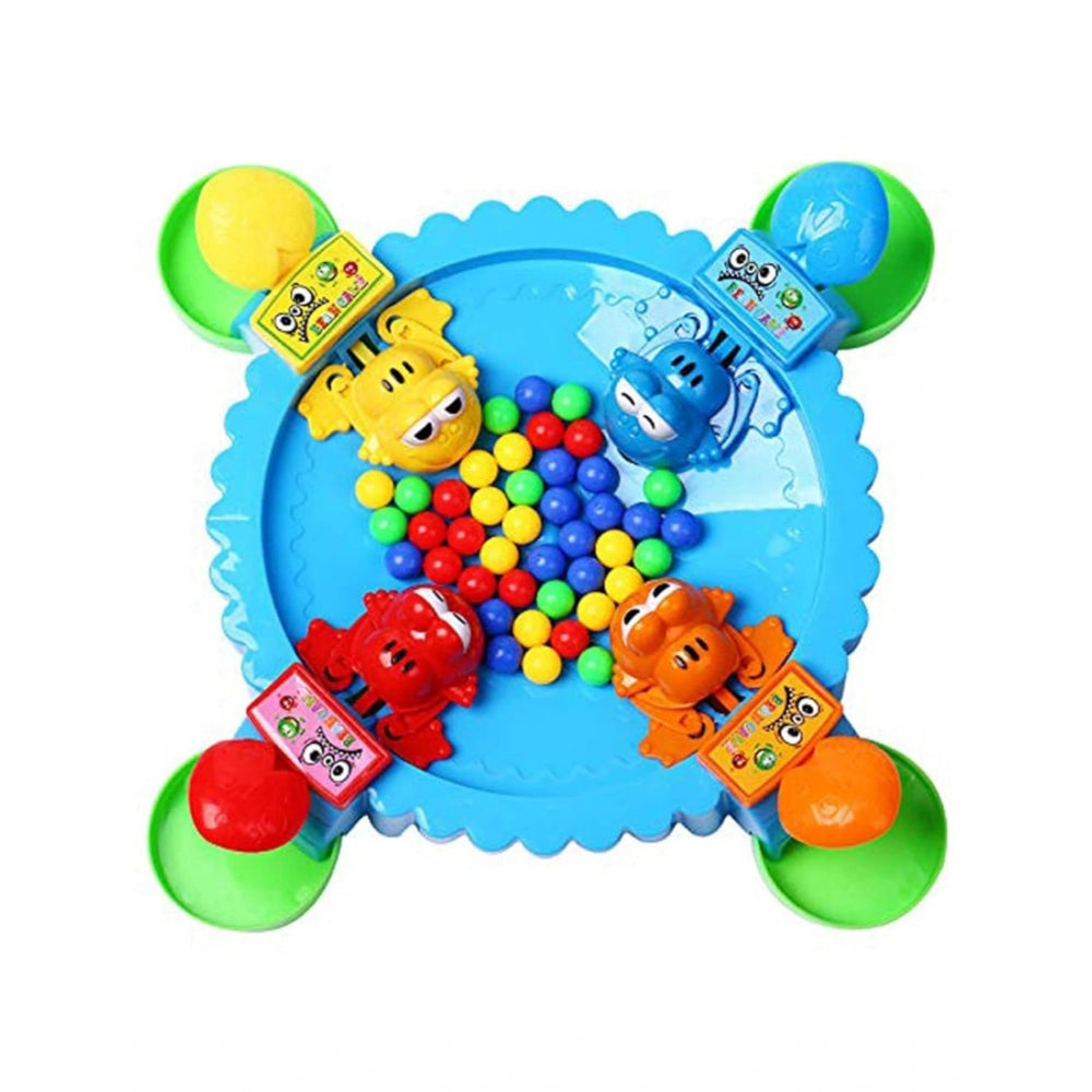 Amfyn Plastic Frog Eat Beans Game4 Players (Multicolor)