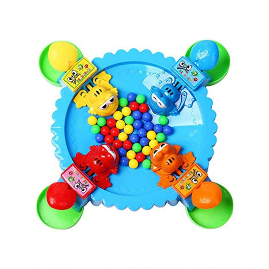 Amfyn Plastic Frog Eat Beans Game4 Players (Multicolor)