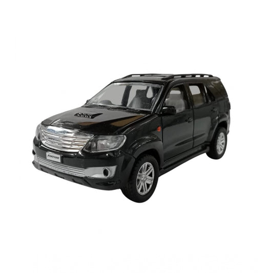 Amfyn Plastic Pull Back Action Suv Fortuner (Black)