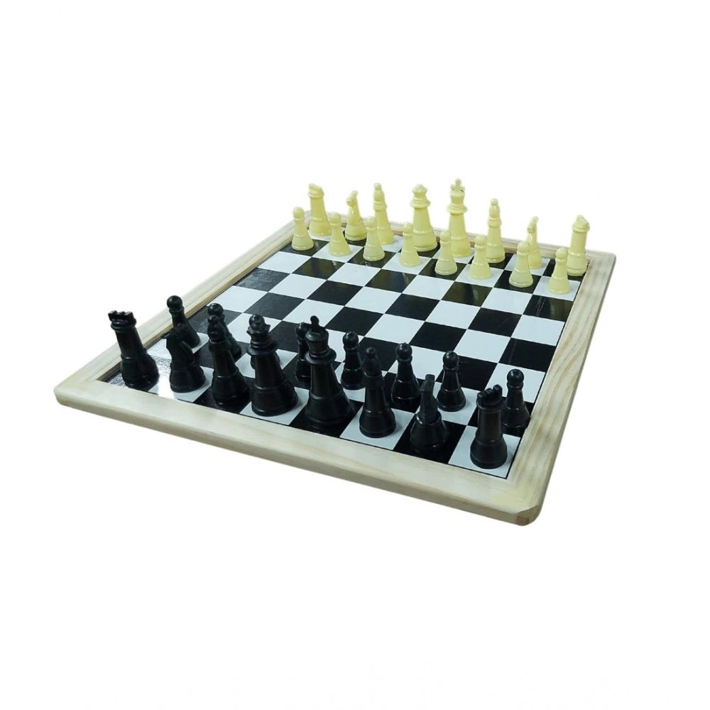Amfyn Plastic Front And Back Ludo And Chess Board Games For Kids (Multicolor)