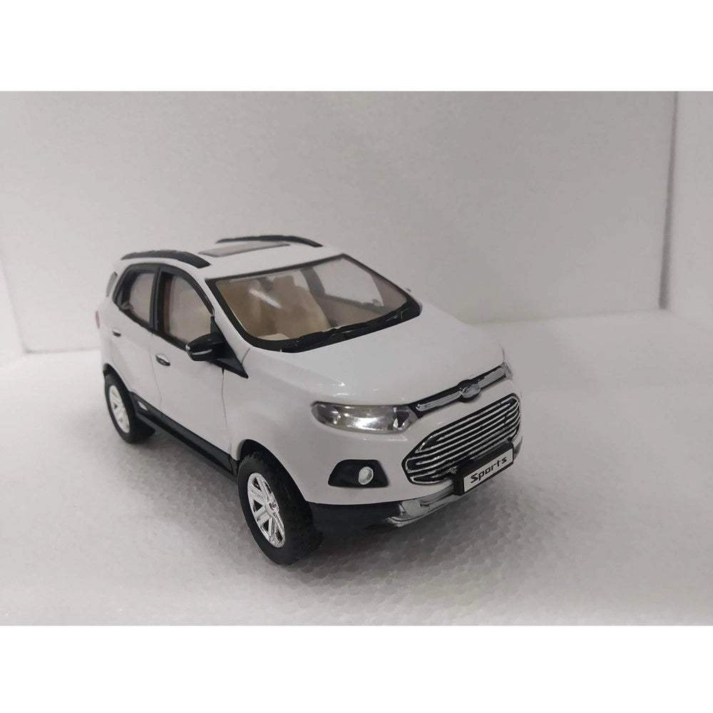 Amfyn Plastic Pull Back Action Sports Echo Suv Model Car (White)