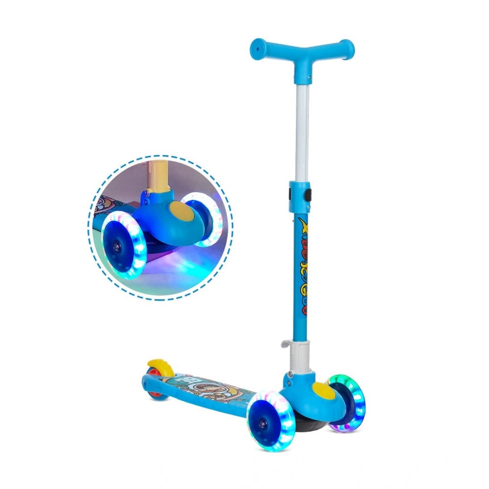 Amfyn Plastic Height Adjustable Foldable Scooter (Assorted)