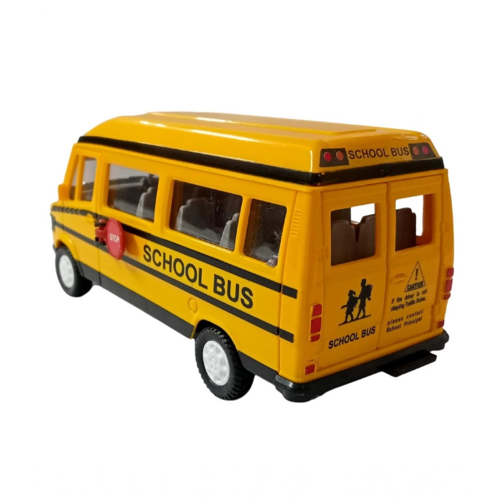 Amfyn Plastic School Bus For Kids (Yellow)