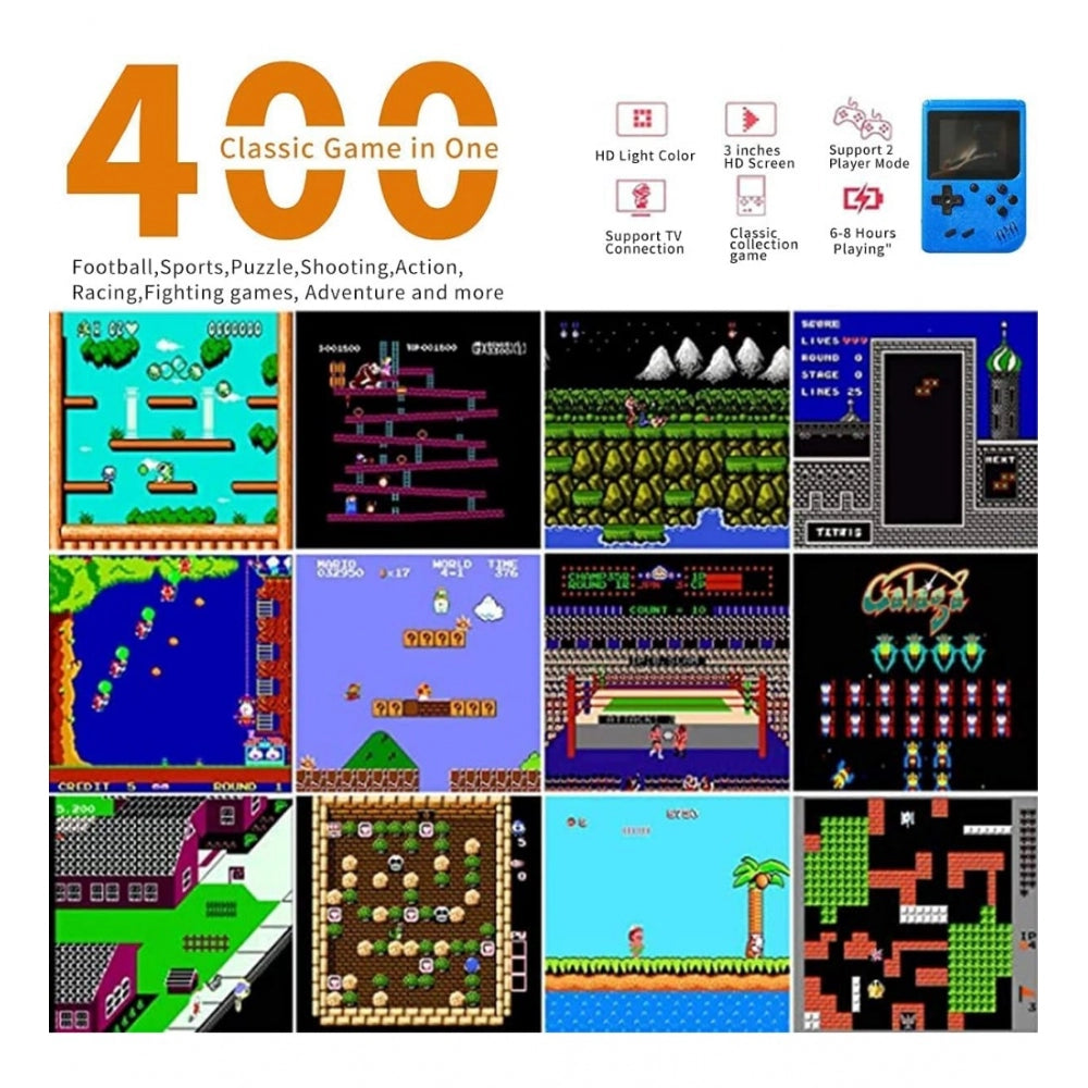 Amfyn Plastic Retro Video Game For Kids (Red)