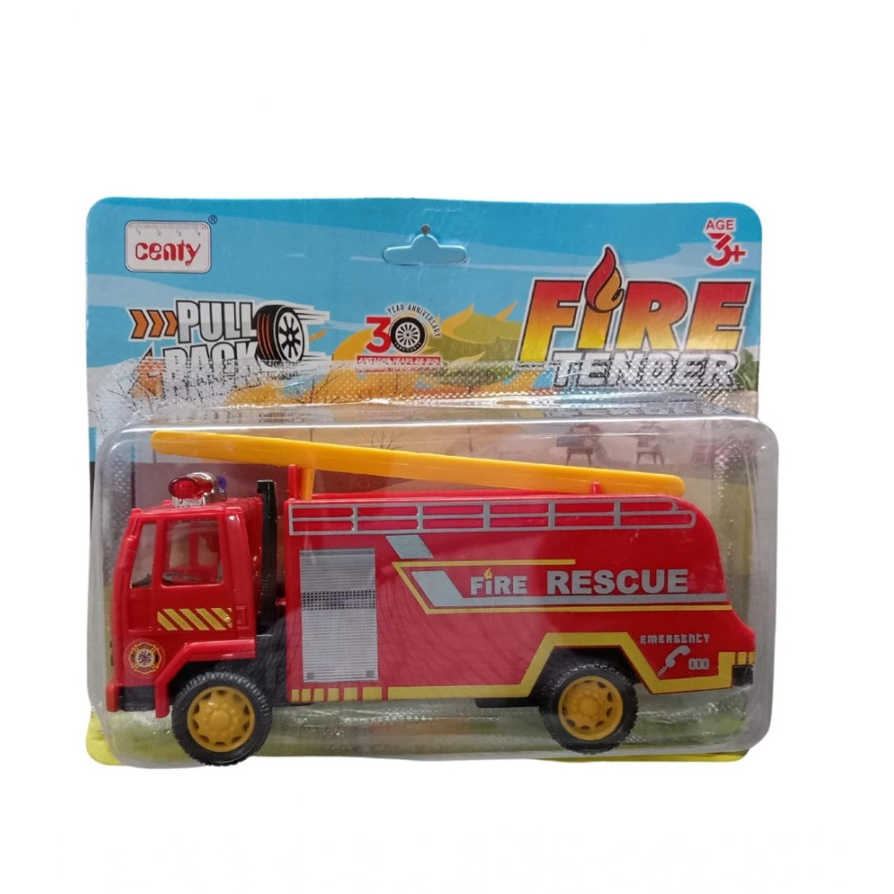 Amfyn Plastic Fire Tender Truck (Red)