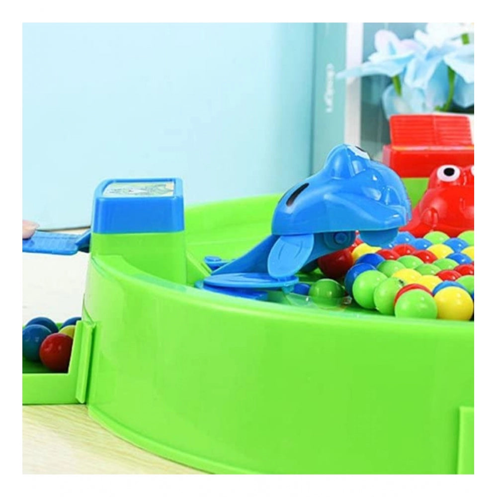 Amfyn Plastic Frog Eat Beans Game4 Players (Multicolor)