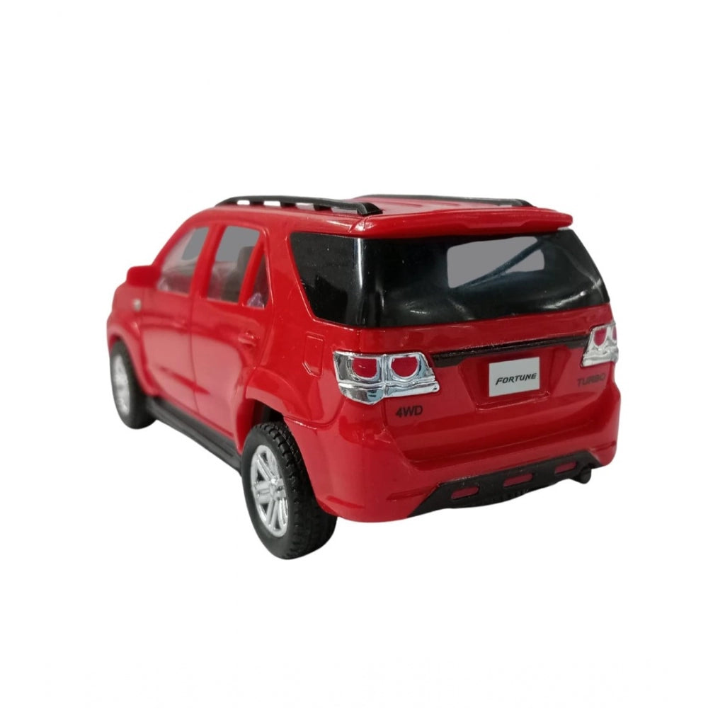 Amfyn Plastic Pull Back Action Suv Fortuner (Red)