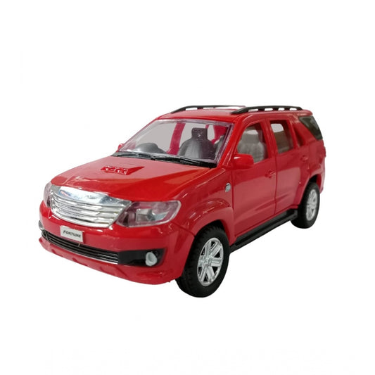 Amfyn Plastic Pull Back Action Suv Fortuner (Red)