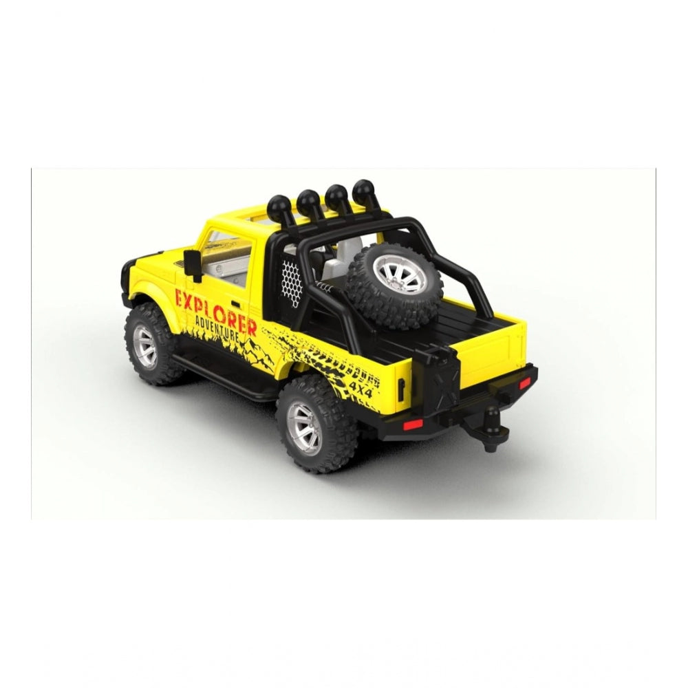 Amfyn Plastic Maruti Gypsy Sports Die Cast Model Open Ranger Jeep (Assorted)