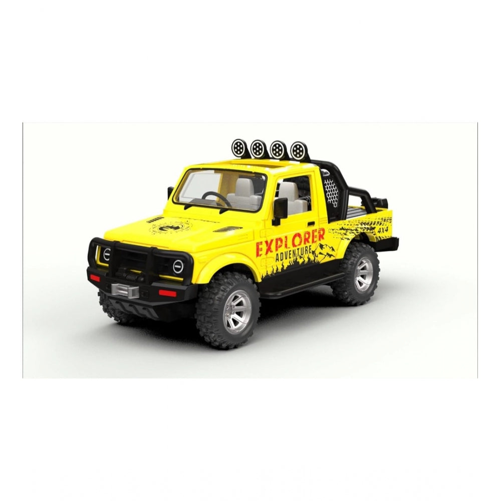 Amfyn Plastic Maruti Gypsy Sports Die Cast Model Open Ranger Jeep (Assorted)