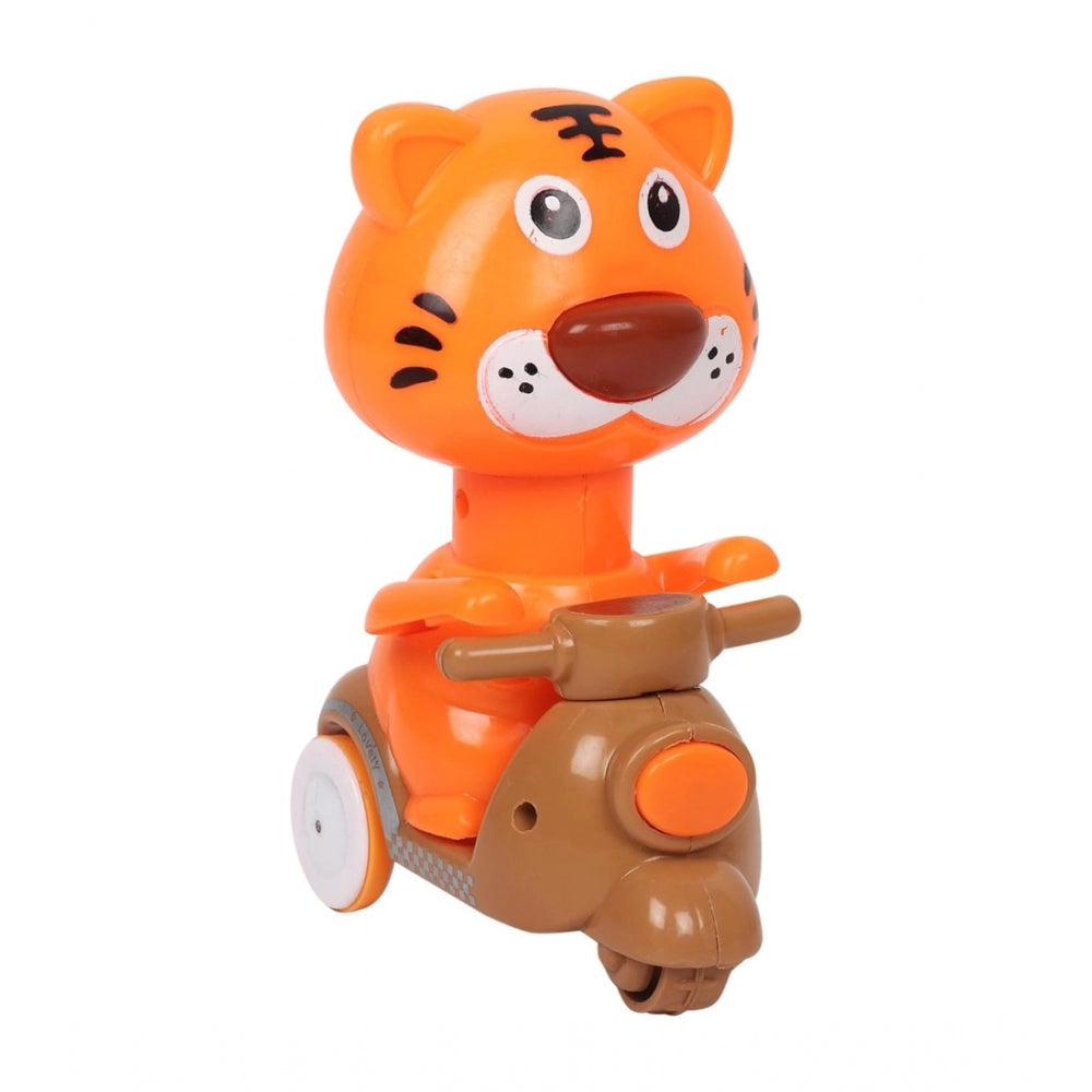 Amfyn Plastic Kitty Push And Go Friction Toy For Kids (Assorted)