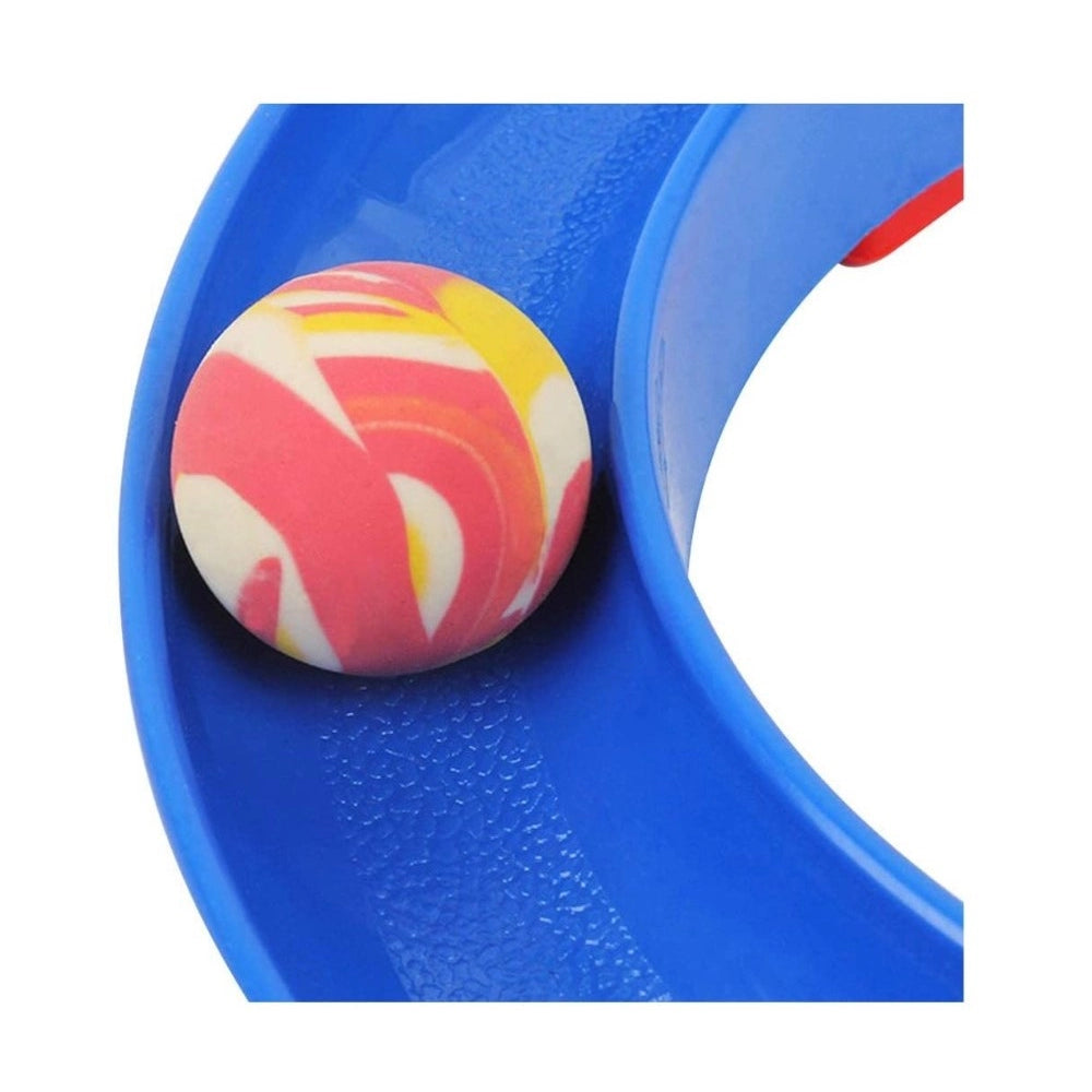 Amfyn Plastic 8 Shape Infinite Loop Interaction Balancing Track Toy Creative Track With 3 Bouncing Balls For Kids (Multicolor)
