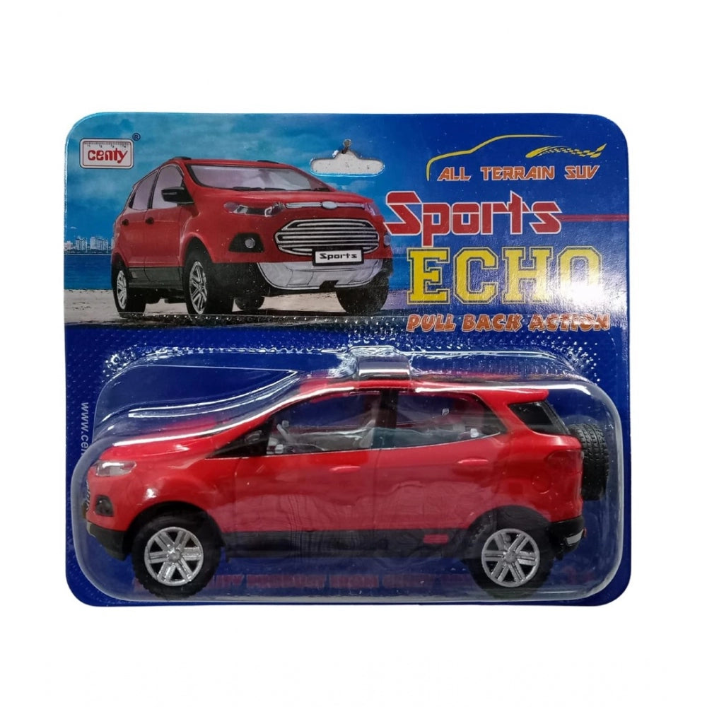 Amfyn Plastic Sports Echo Toy Car Kids (Red)
