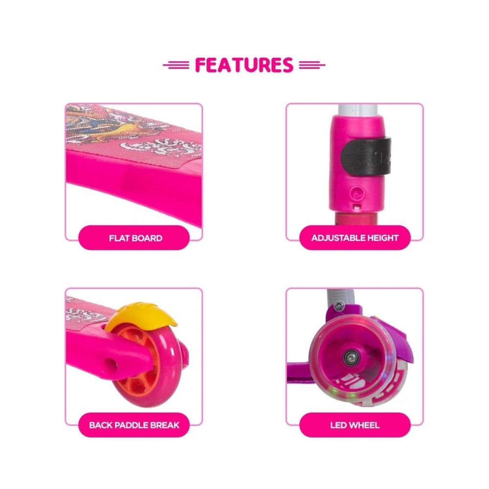 Amfyn Plastic Height Adjustable Foldable Scooter (Assorted)