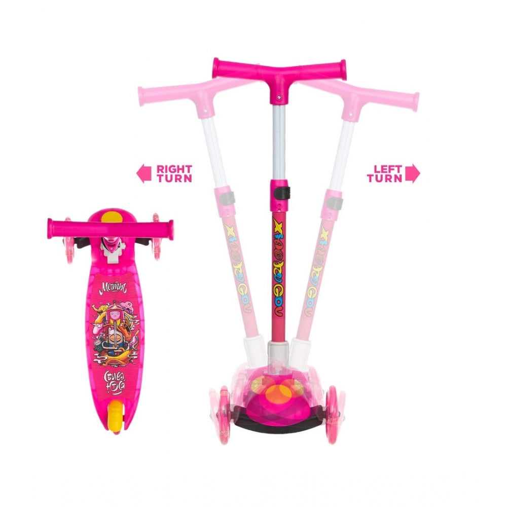 Amfyn Plastic Height Adjustable Foldable Scooter (Assorted)