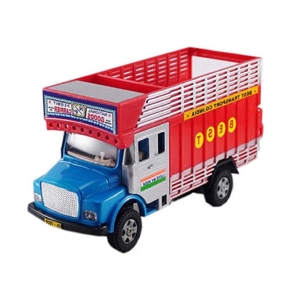 Amfyn Plastic Public Truck Toys (Red &amp; Blue)