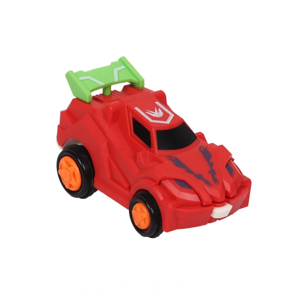 Amfyn Plastic Transformer Robot Car (Multicolor)