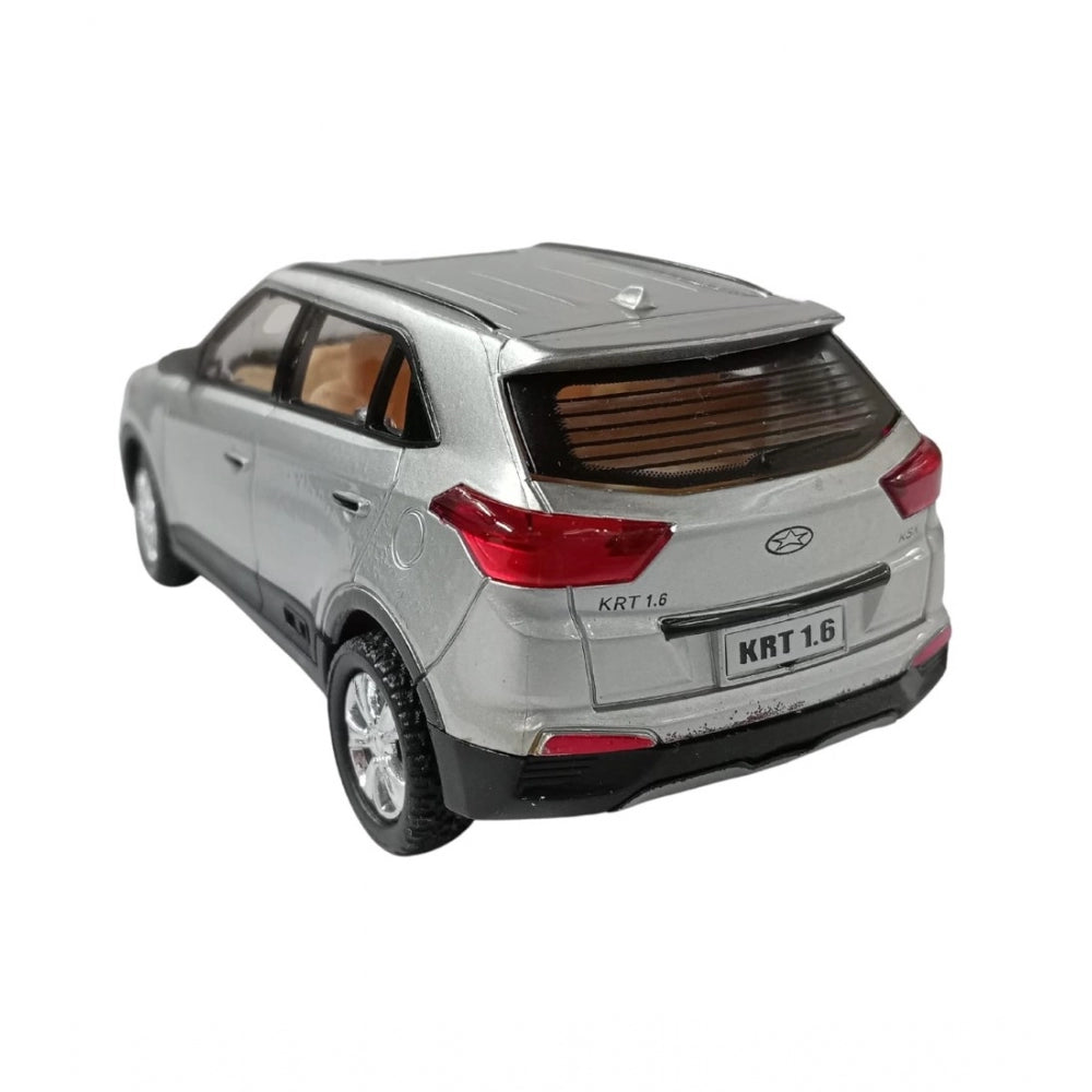 Amfyn Plastic Pull Back Action Model Car (Silver)