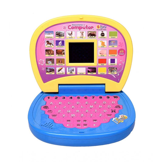 Amfyn Plastic Educational Computer Learning Numbers Alphabets (Assorted)
