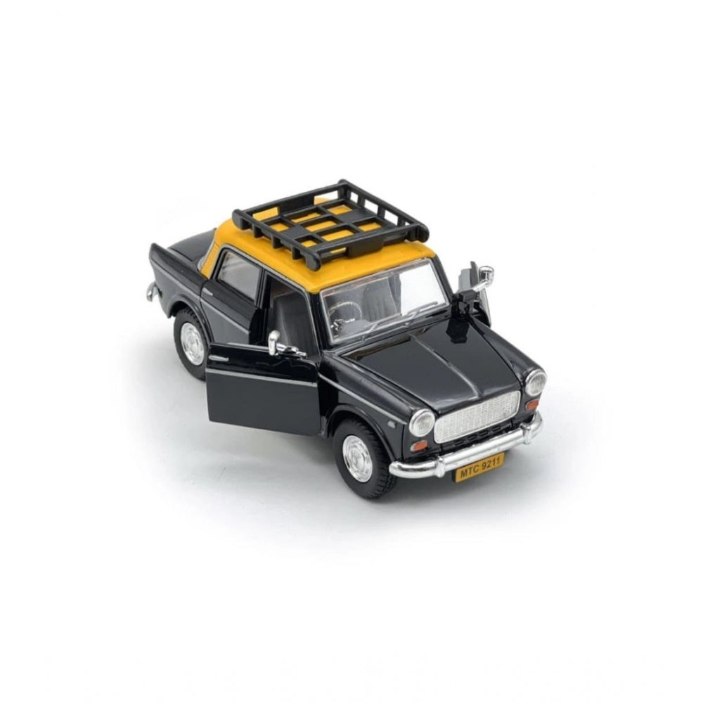 Amfyn Plastic Bombay Ambassador Taxi Car (Black)