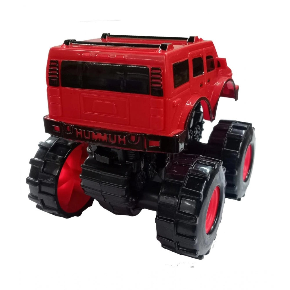Amfyn Plastic Powered Jumping Car (Red)