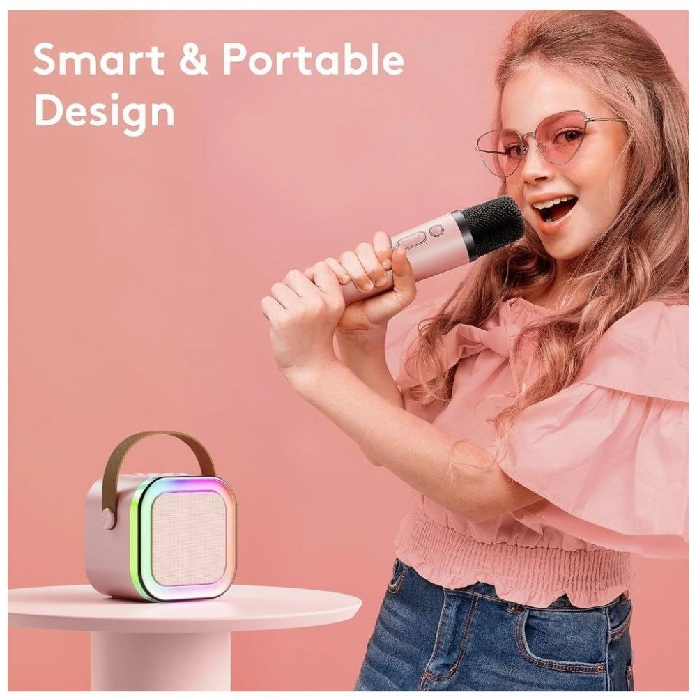 Amfyn Plastic Speaker With 1 Wireless Microphones  (Multicolor)