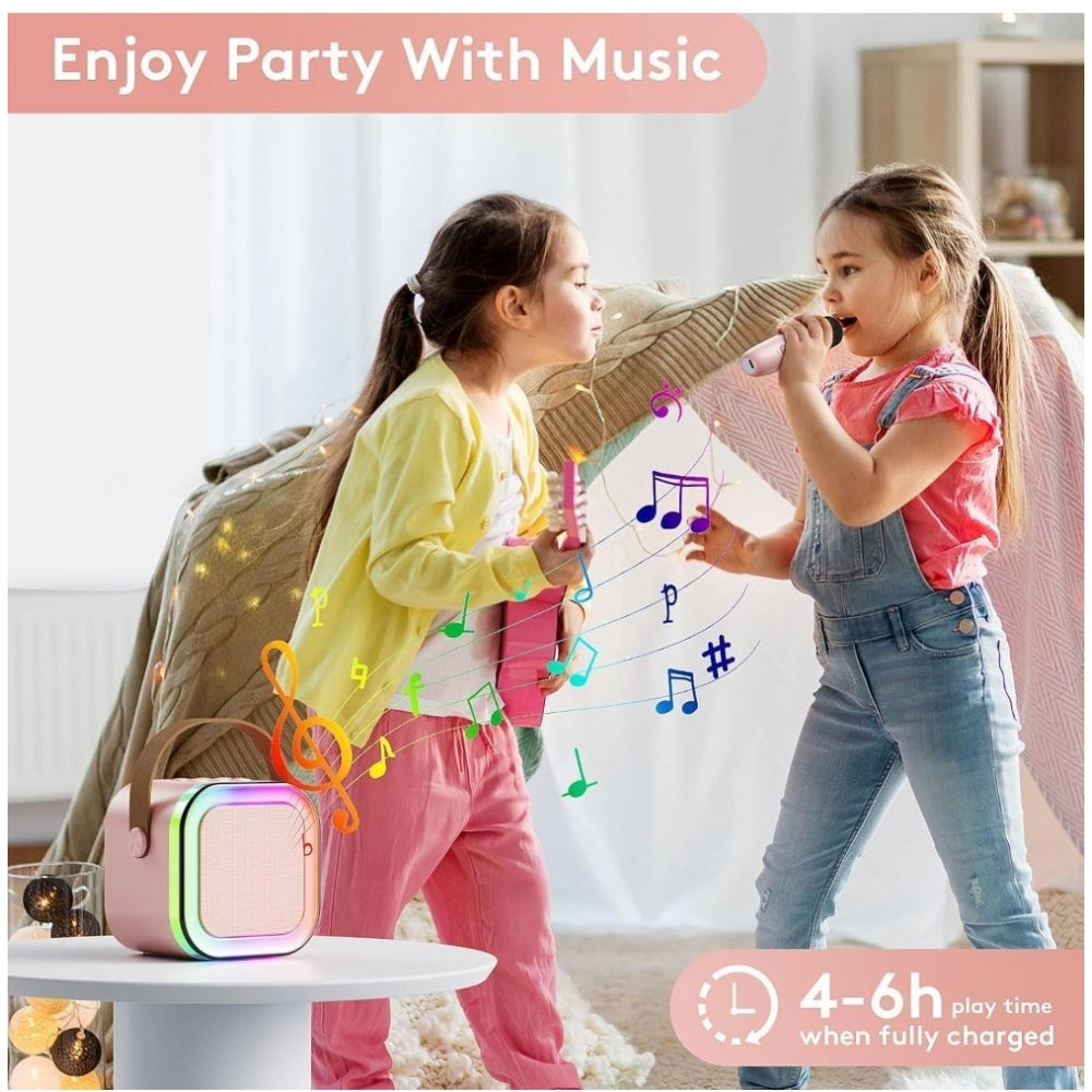 Amfyn Plastic Speaker With 1 Wireless Microphones  (Multicolor)