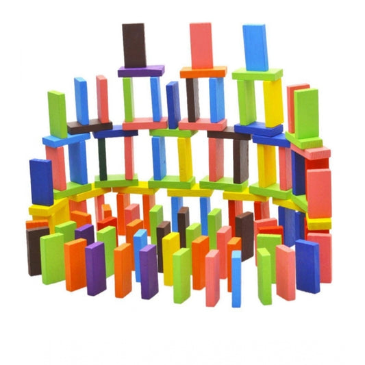 Amfyn Plastic Educational Puzzle Game Play Toy Domino Racing (Assorted)