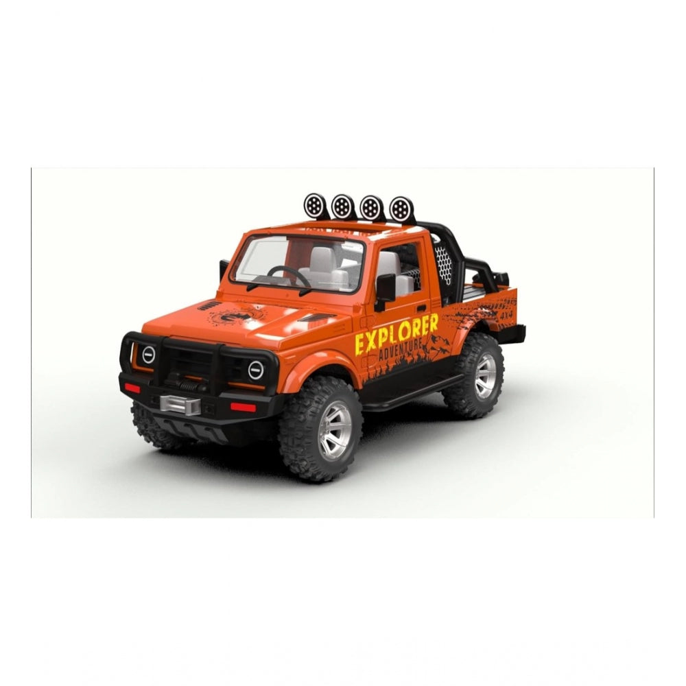 Amfyn Plastic Maruti Gypsy Sports Die Cast Model Open Ranger Jeep (Assorted)