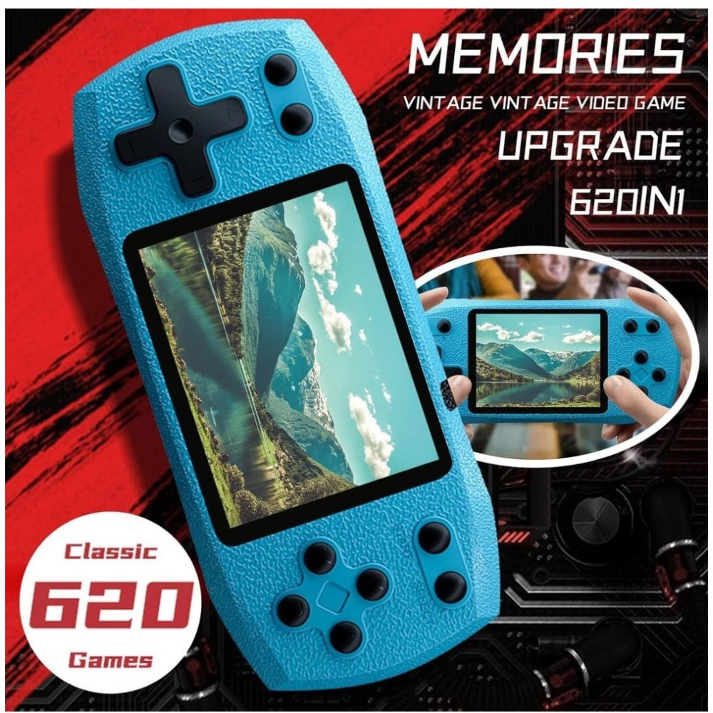 Amfyn Plastic Video Game For Kids F1 Double One HandHeld Retro Nostalgic Mini Portable Children'S Retro Game (Assorted)