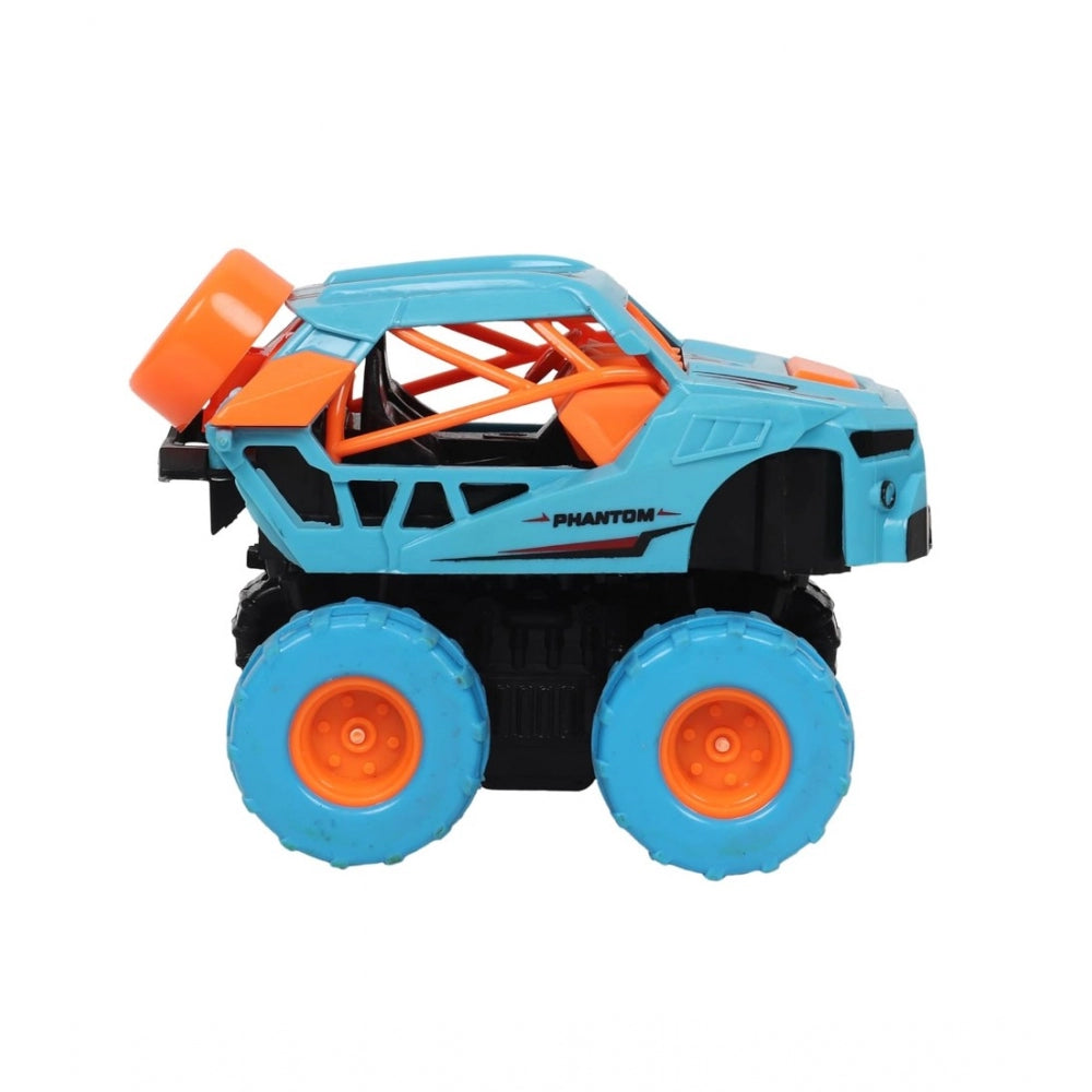 Amfyn Plastic Friction Powered Monster Truck Push Go Off Road Car (Assorted)