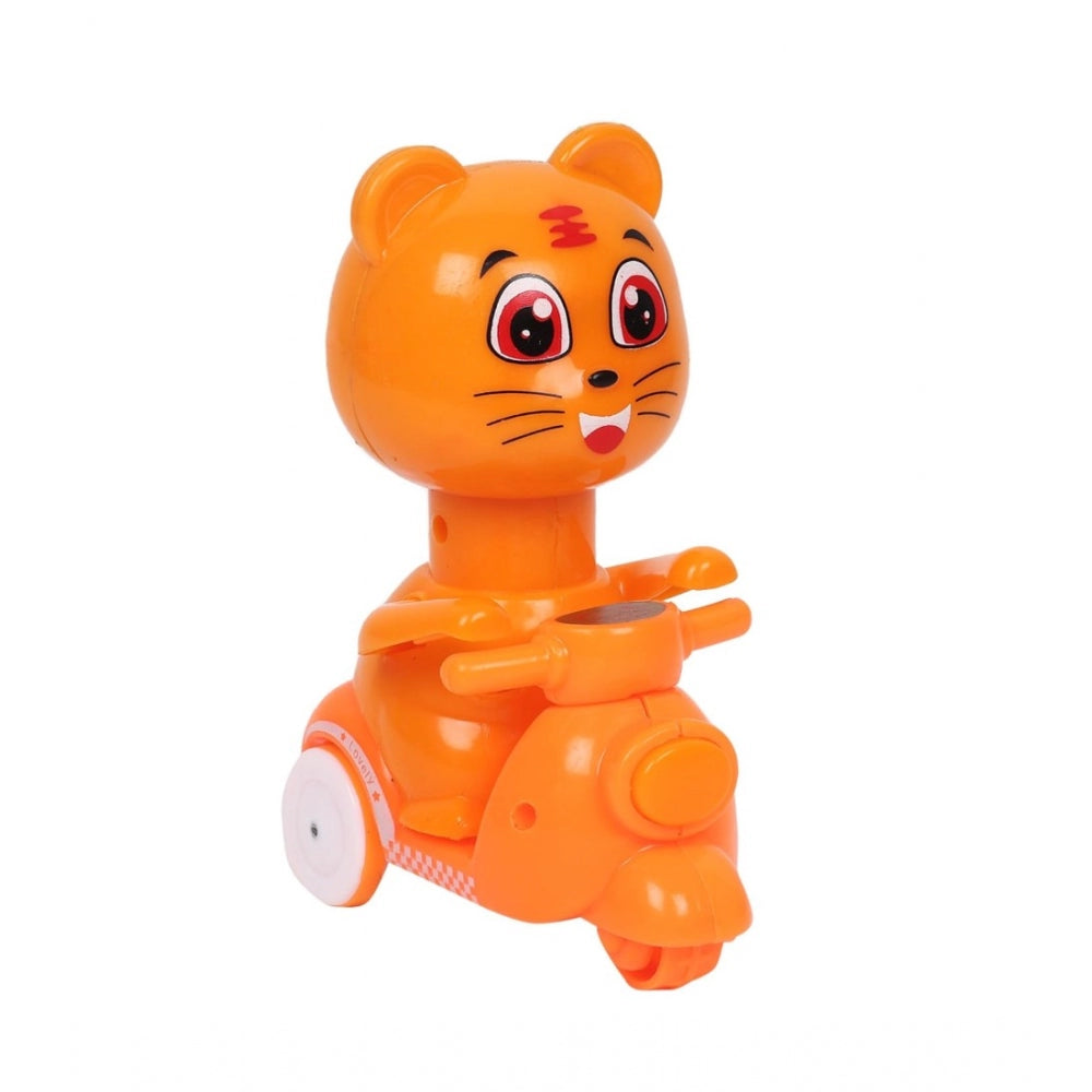 Amfyn Plastic Kitty Push And Go Friction Toy For Kids (Assorted)