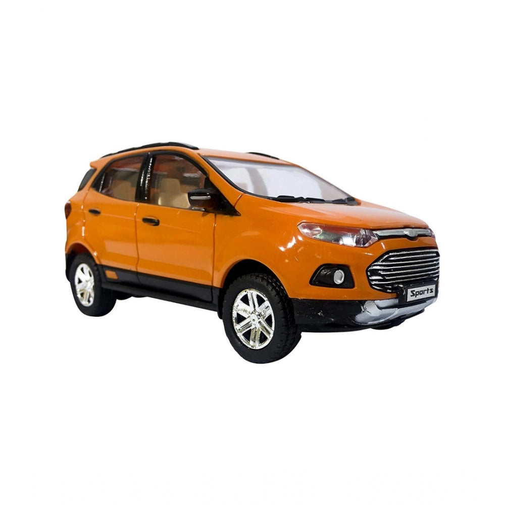 Amfyn Plastic Pull Back Action Spotz Echo Suv Model Car (Orange)