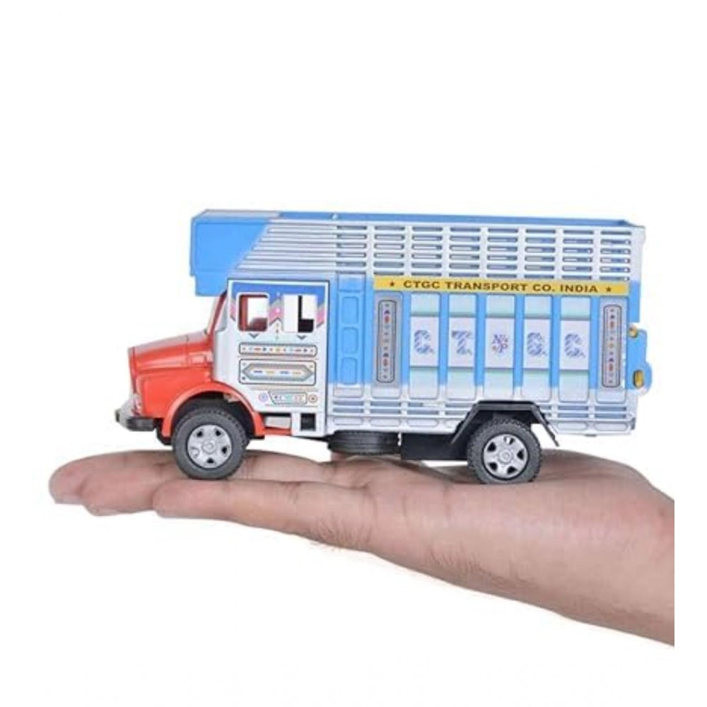 Amfyn Plastic Public Truck Toys (Red &amp; Blue)