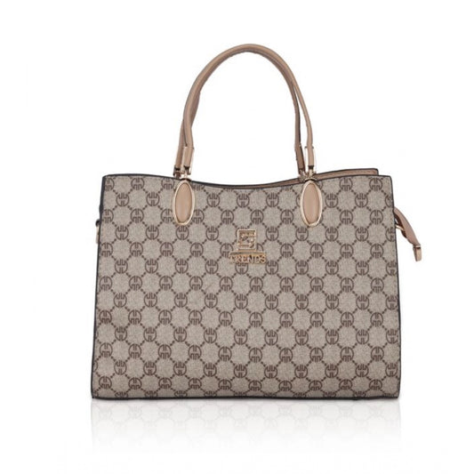 Fashion Women's Faux Leather Printed Handbag (Hilver)