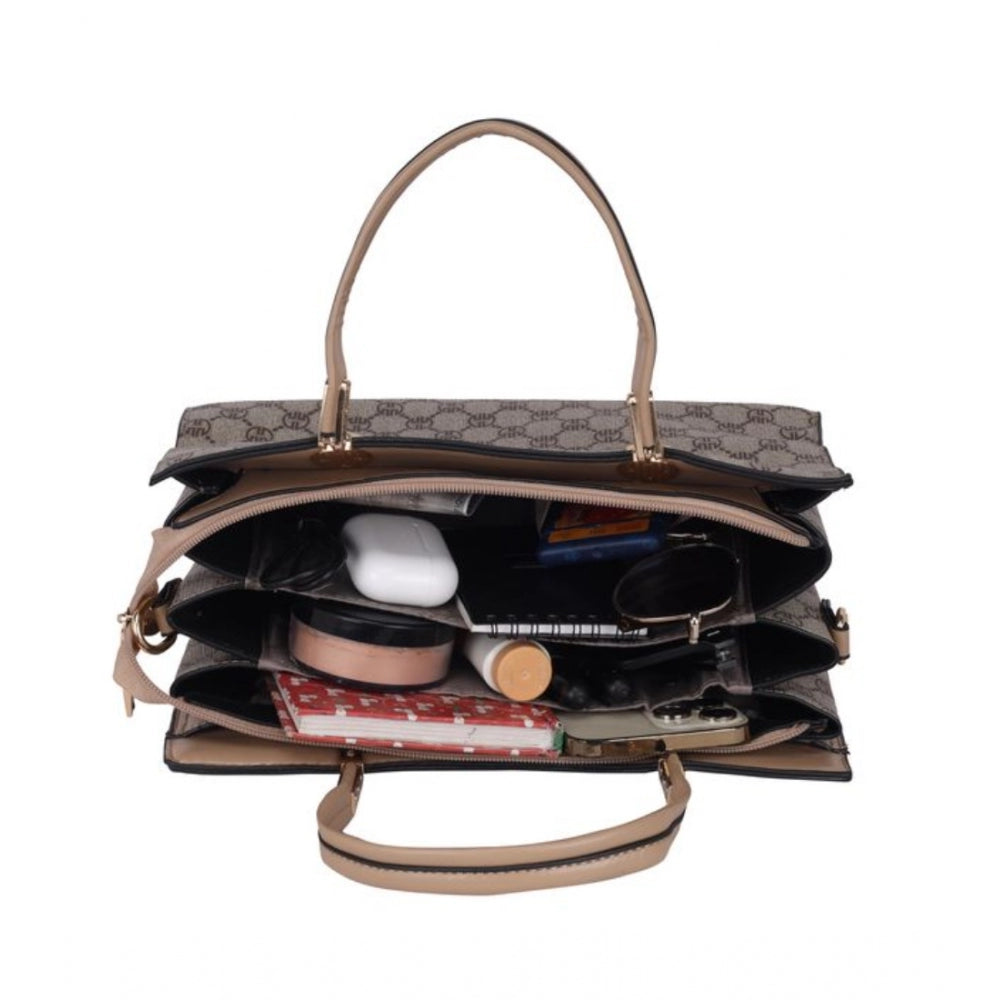 Fashion Women's Faux Leather Printed Handbag (Hilver)