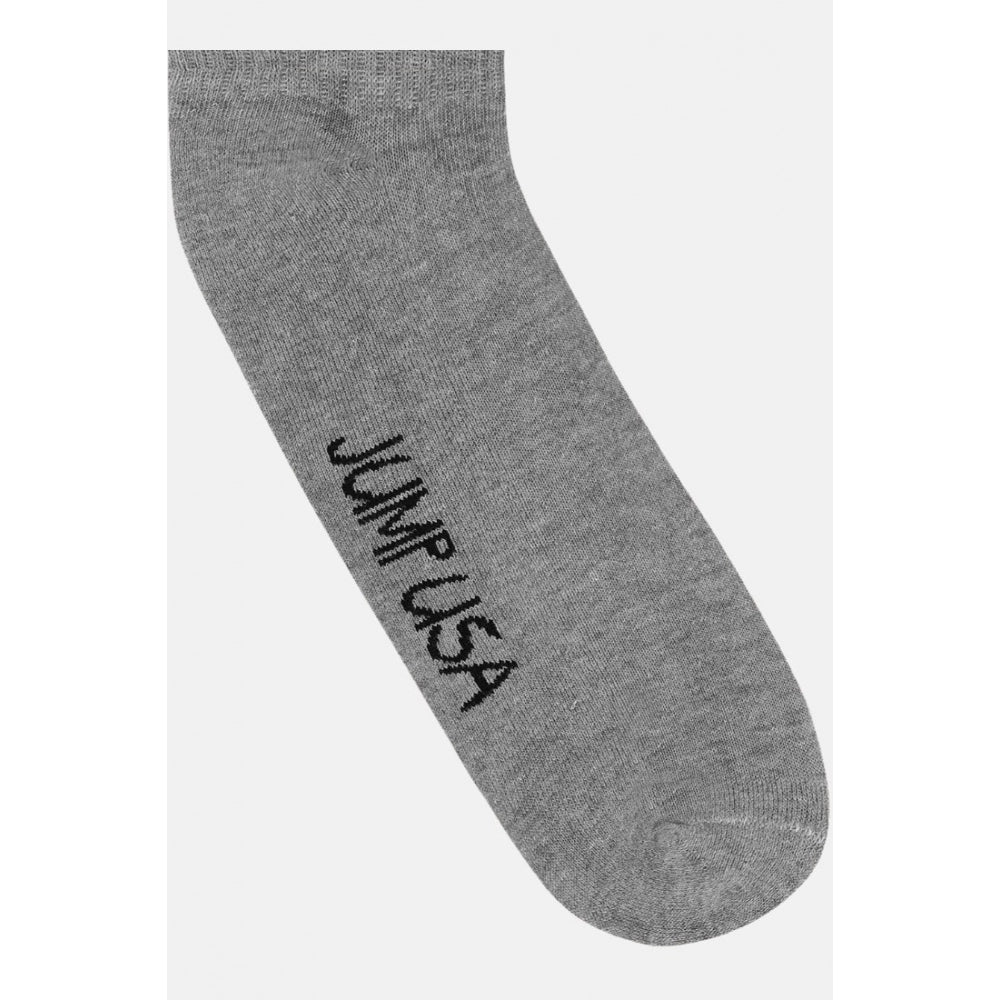 Amfyn Men's Printed Cotton Spandex Ankle Length Socks (Assorted)