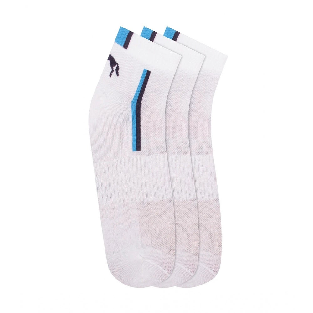 Amfyn Men's Printed Cotton Spandex Ankle Length Socks (Assorted)